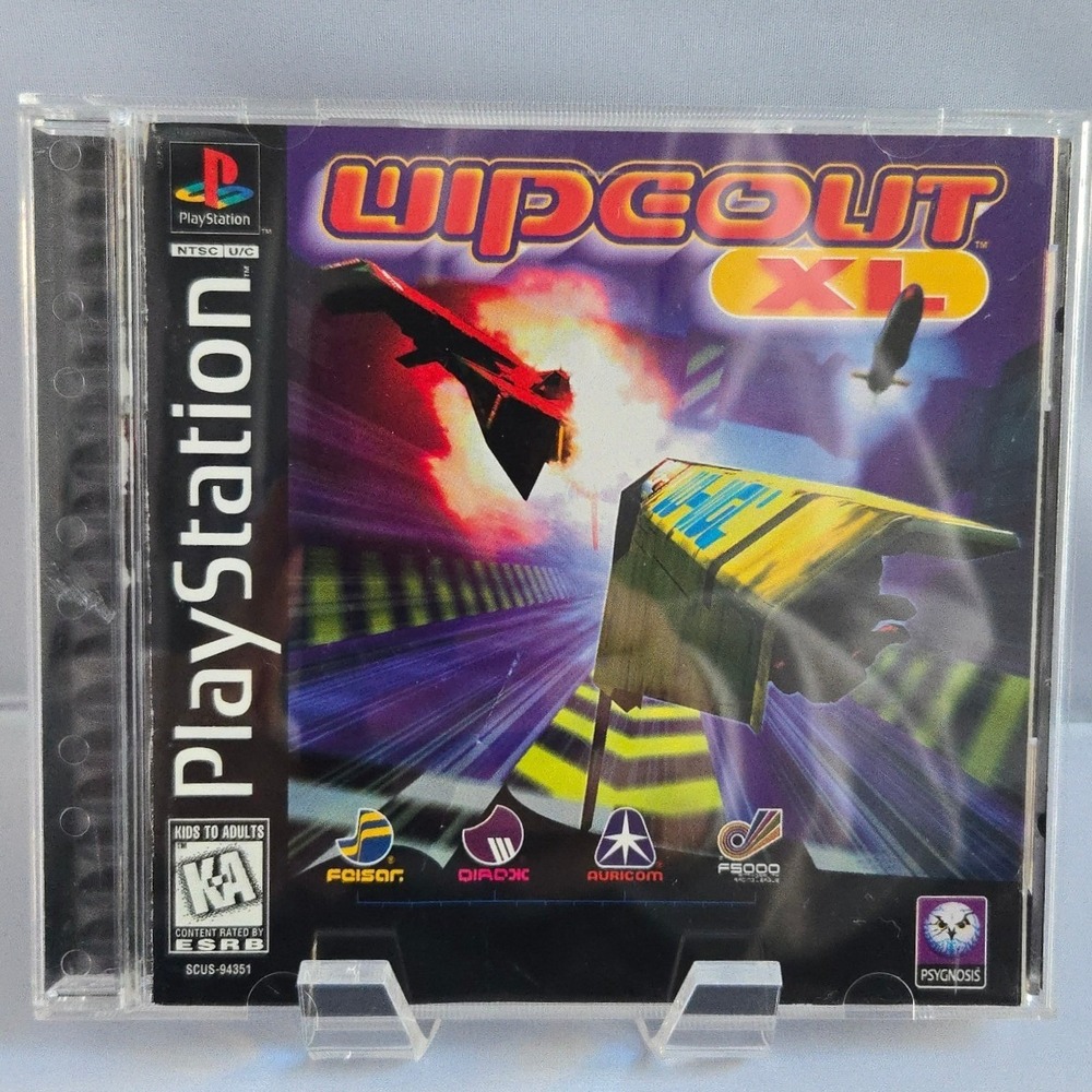 Wipeout XL - Sony PlayStation 1 - Complete CIB W/ Manual - Authentic & Tested